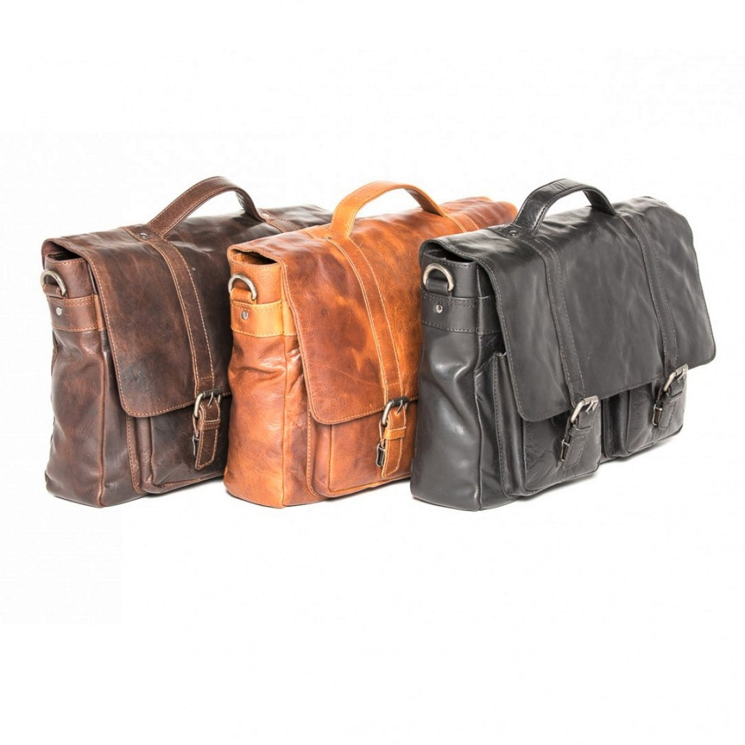 Oran Leather Emerson Leather Satchel