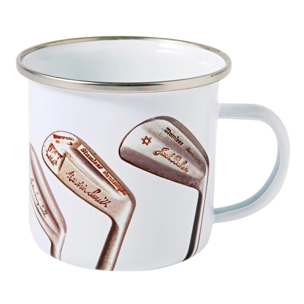 Sporting Nation - Vintage Golf Clubs Enamel Mug | Buster McGee