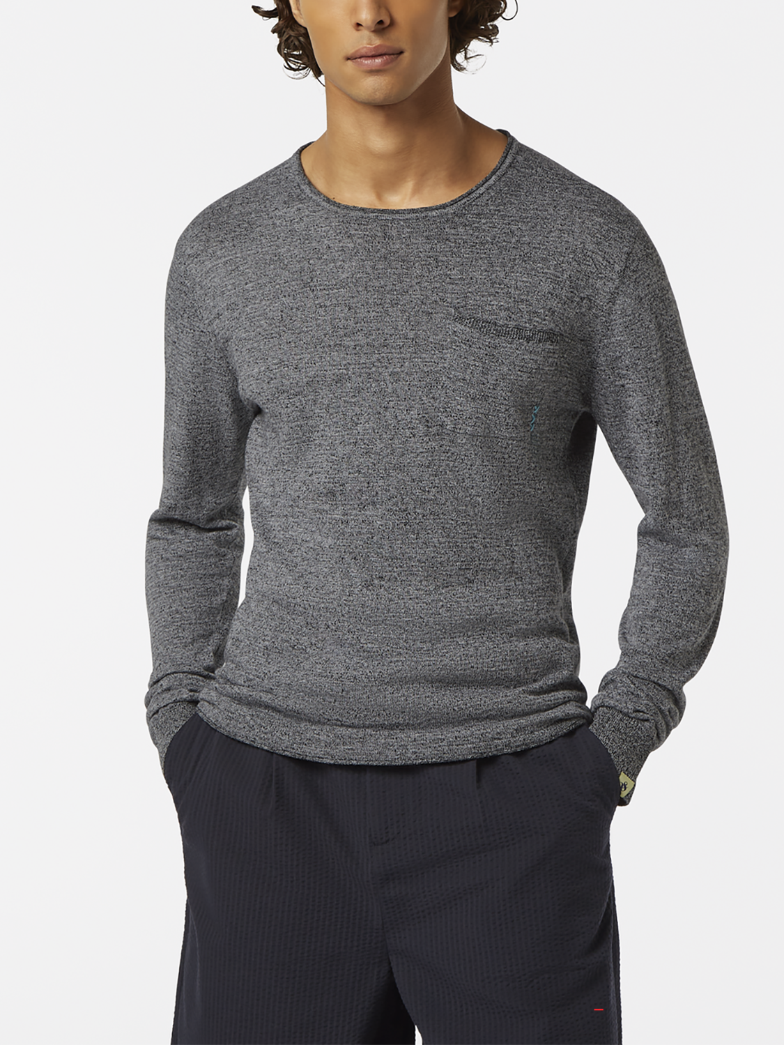 Le Temps des Cerises Etol Sweatshirt in Grey Melange | Buster McGee