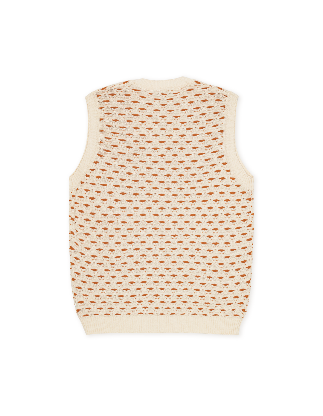 Les Deux Esmay Shell Knitted Vest in Eggnog White | Buster McGee