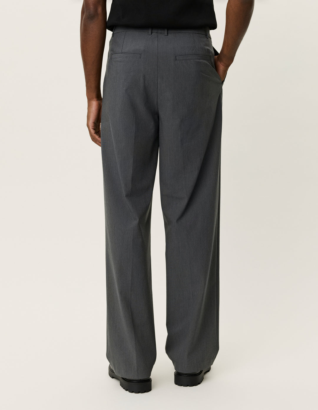 Les Deux Reece Pleated Mini Check Pants