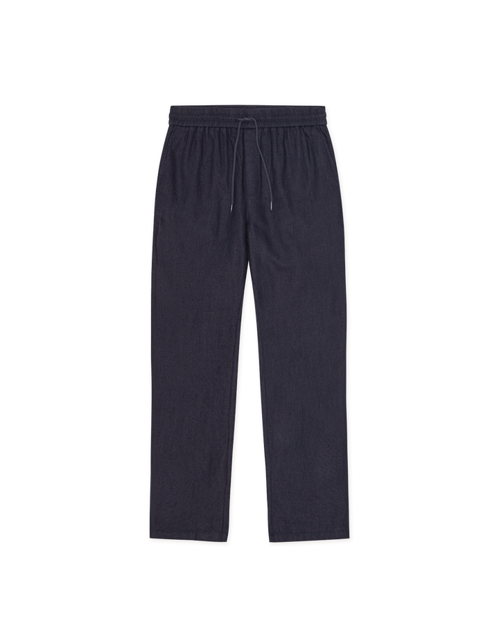 Les Deux Patrick Linen Pants in Dark Navy | Buster McGee
