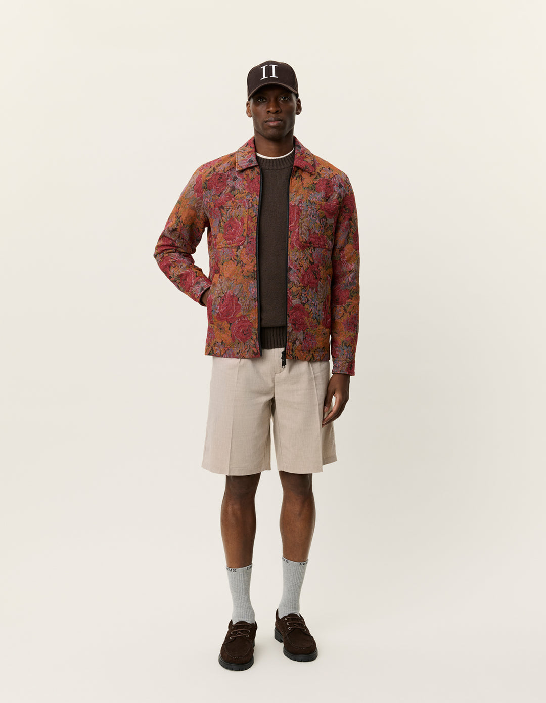 Les Deux Marseille Jacquard Zipper Jacket