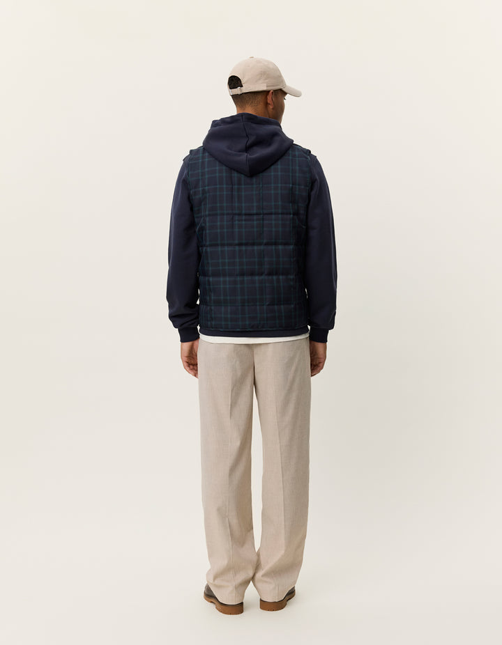 Les Deux Matt Quilted Check Vest