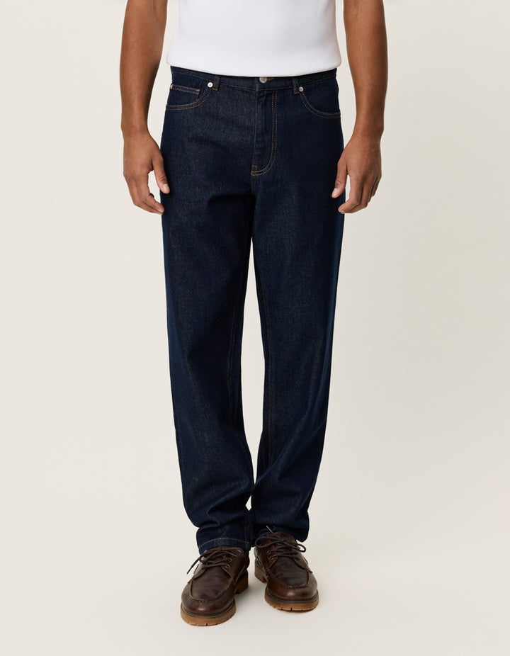 Les Deux Ryder Washed Denim Jeans in Dark Indigo | Buster McGee