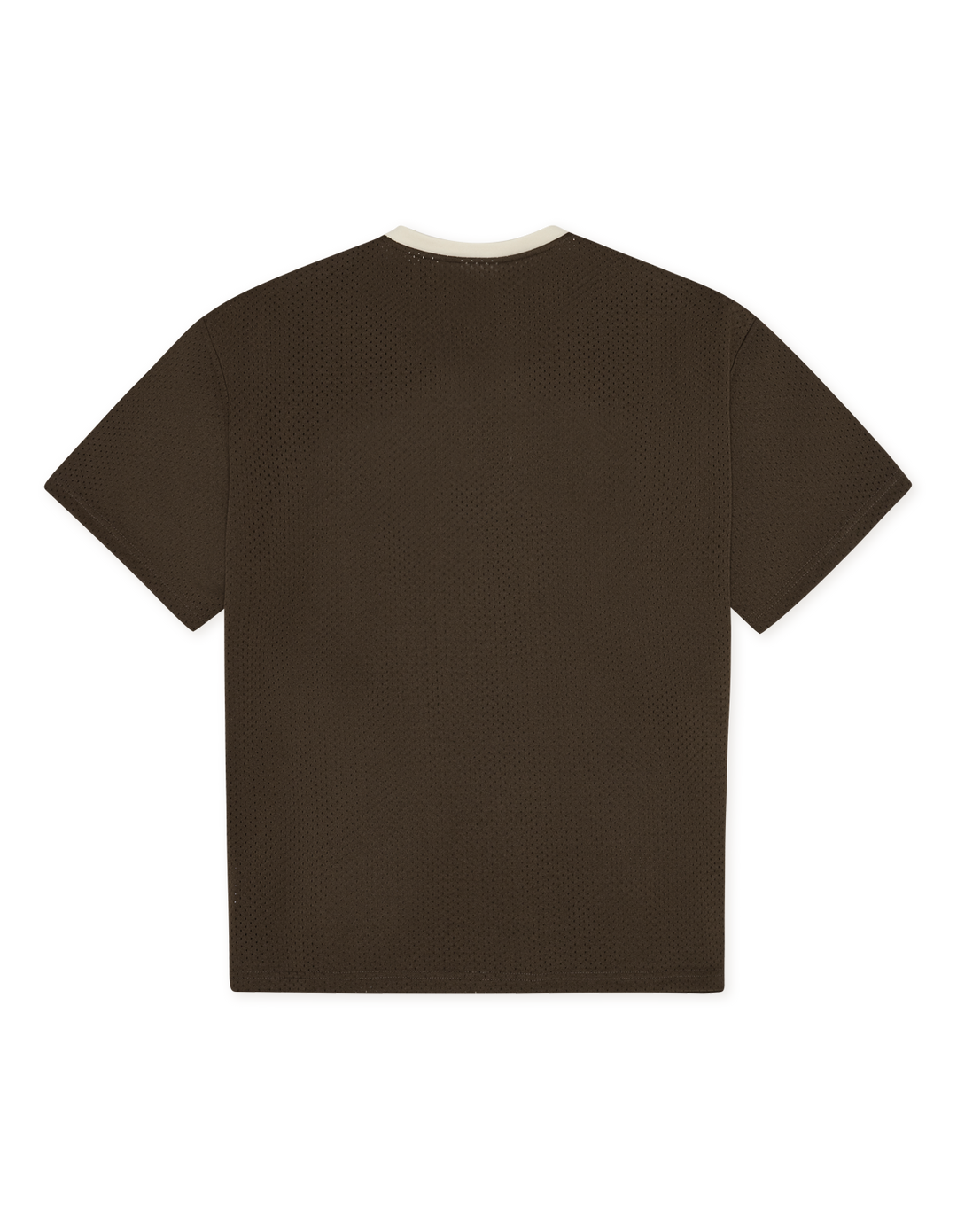 Les Deux Bronson Mesh T-Shirt in Turkish Coffee Brown | Buster McGee