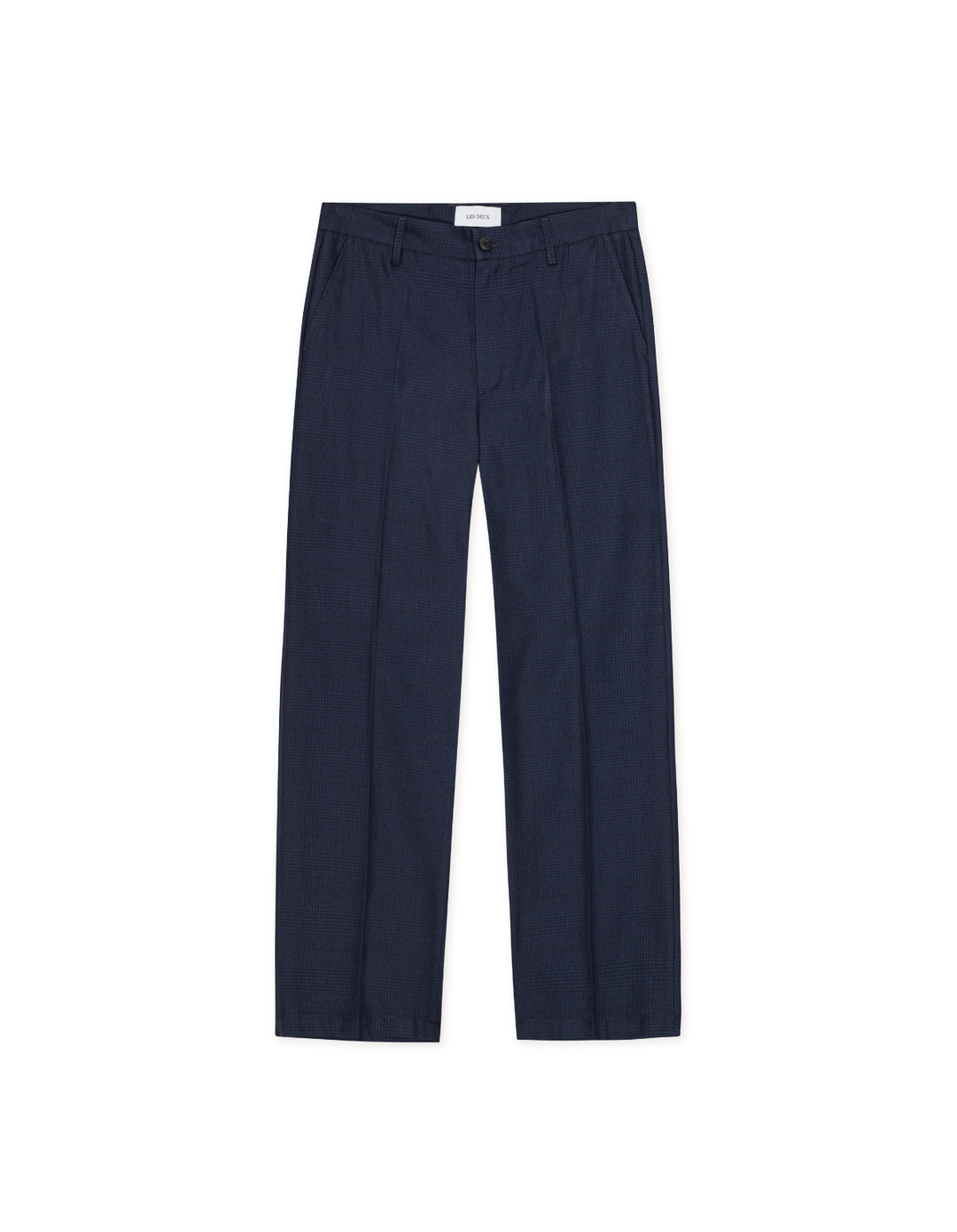 Les Deux Randall Houndstooth Suit Pants in Dark Navy | Buster McGee