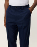 Les Deux Randall Houndstooth Suit Pants in Dark Navy | Buster McGee