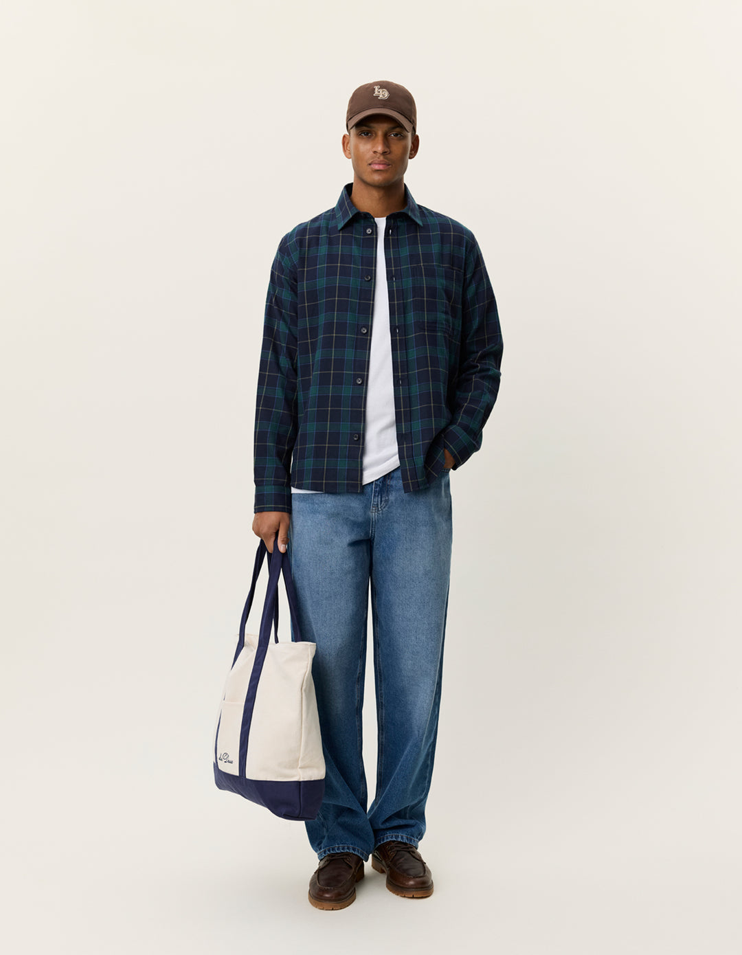 Les Deux Lennon Check Overshirt