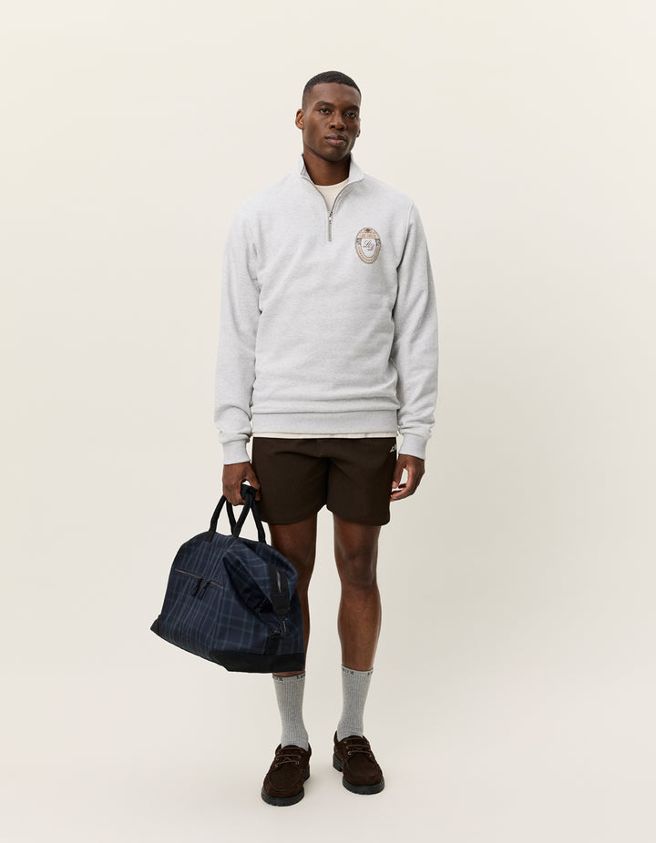 Les Deux Brady Emblem Half-Zip Sweatshirt