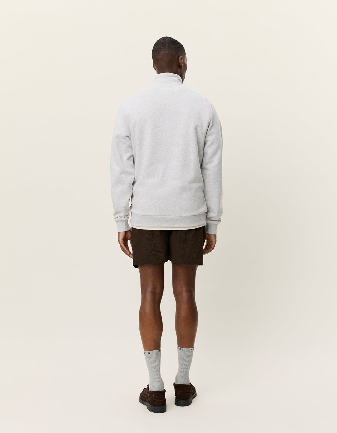 Les Deux Brady Emblem Half-Zip Sweatshirt