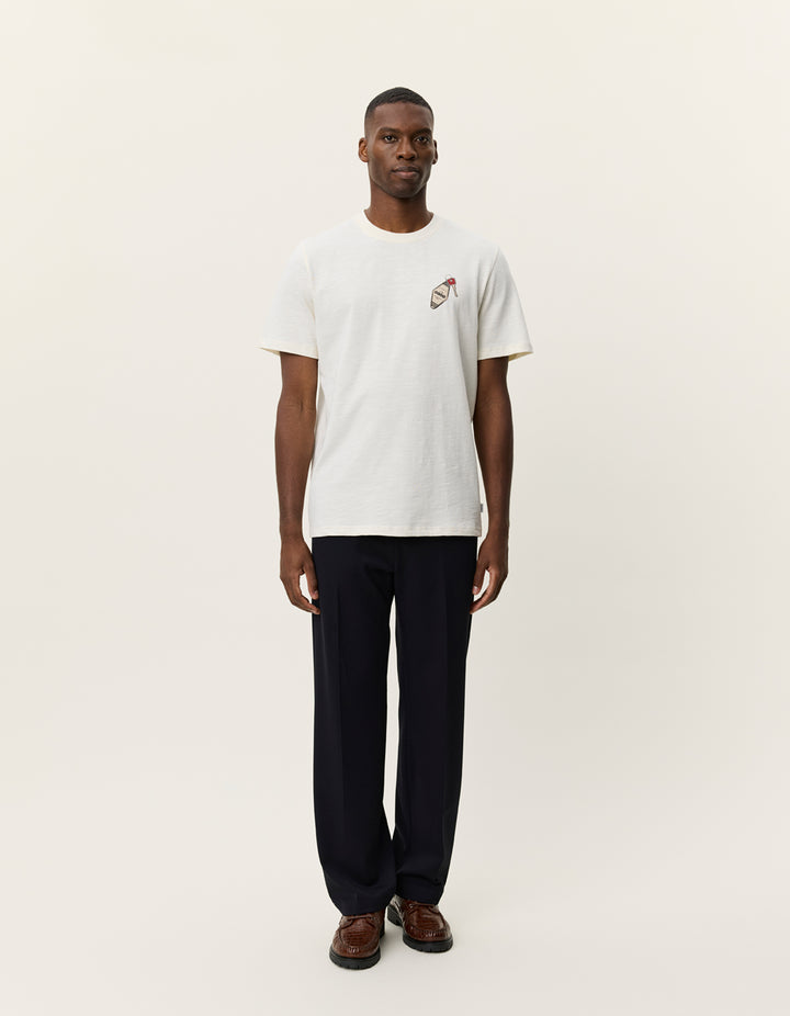 Les Deux Ben Troy T-Shirt in Light Ivory | Buster McGee Daylesford