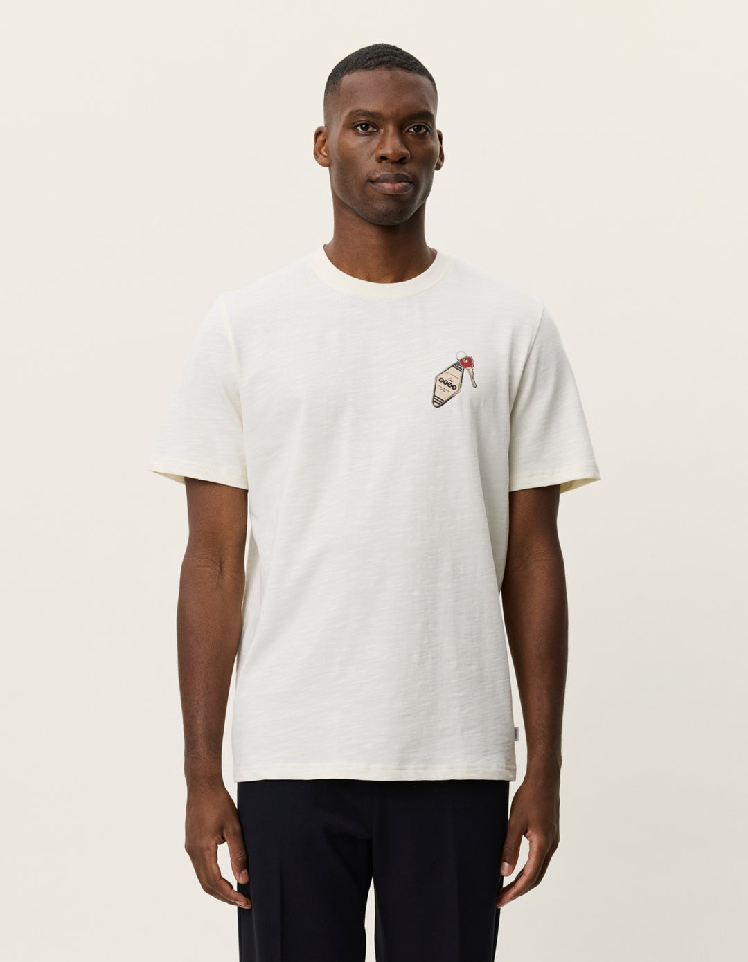 Les Deux Ben Troy T-Shirt in Light Ivory | Buster McGee Daylesford