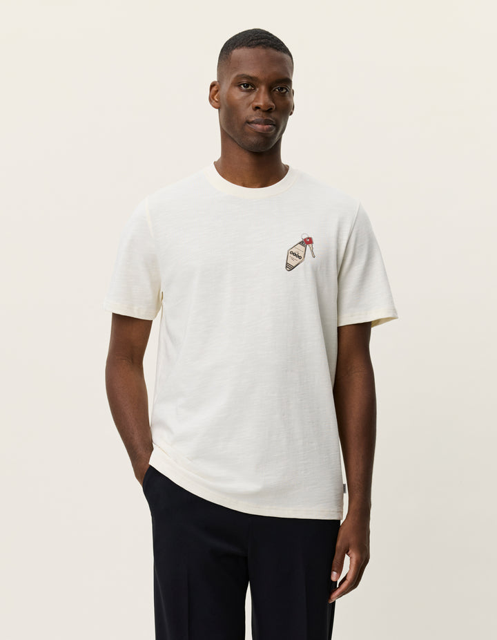 Les Deux Ben Troy T-Shirt in Light Ivory | Buster McGee Daylesford