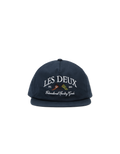 Les Deux Ivy League Organic Letterman Cap in Dark Navy | Buster McGee