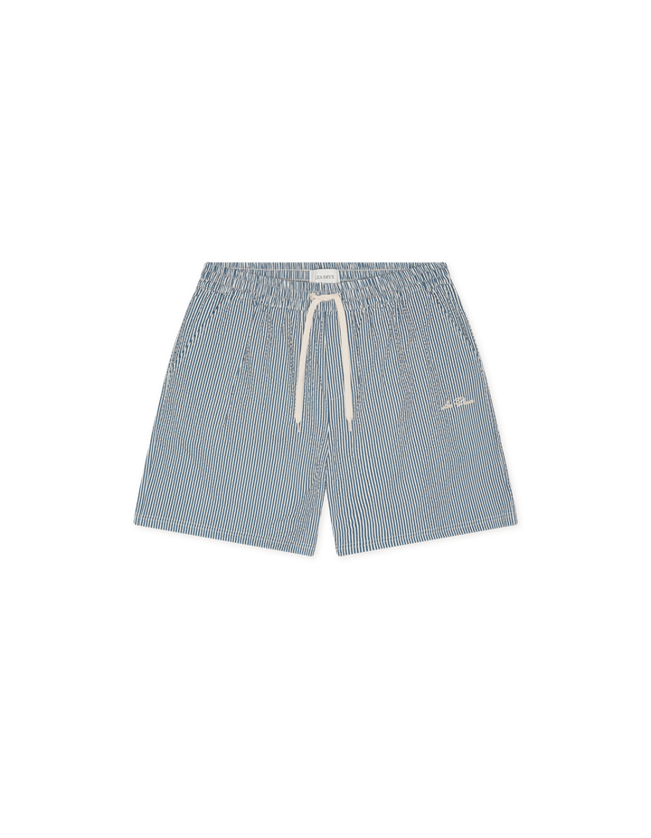 Les Deux Stripe Seersucker Swim Shorts | Buster McGee Daylesford