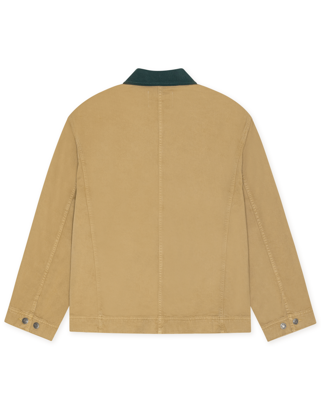 Les Deux Twill Zipper Jacket in Incense Beige