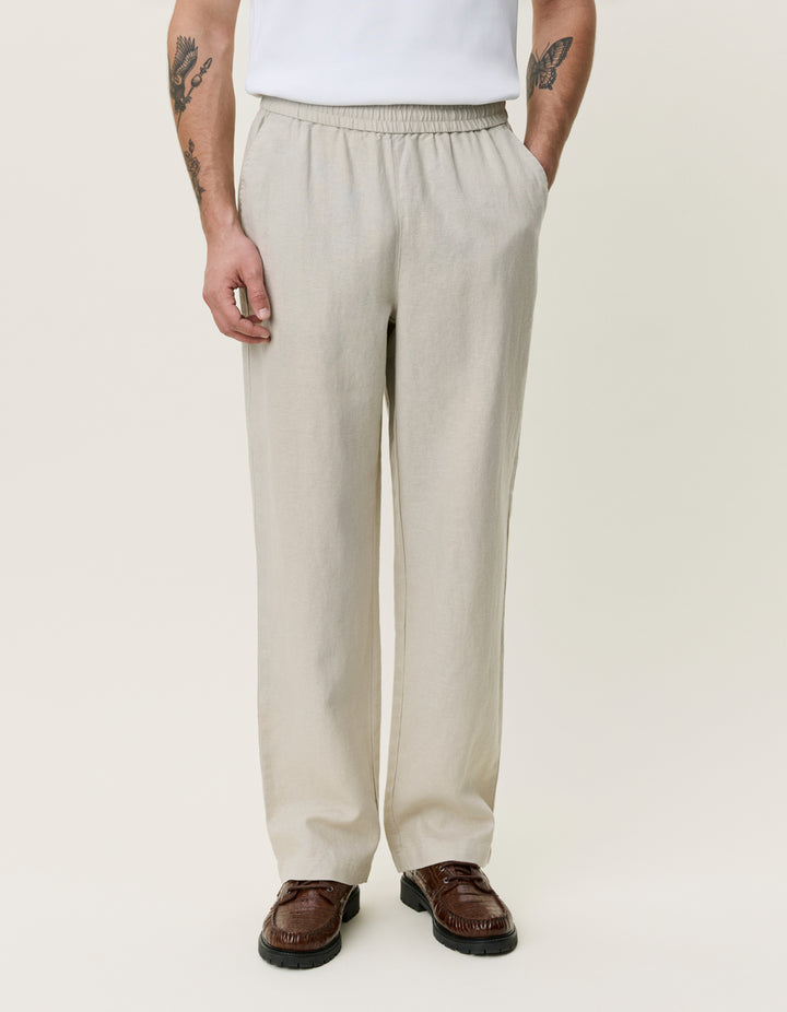 Les Deux Linen Casual Pants in Light Sand | Buster McGee Daylesford