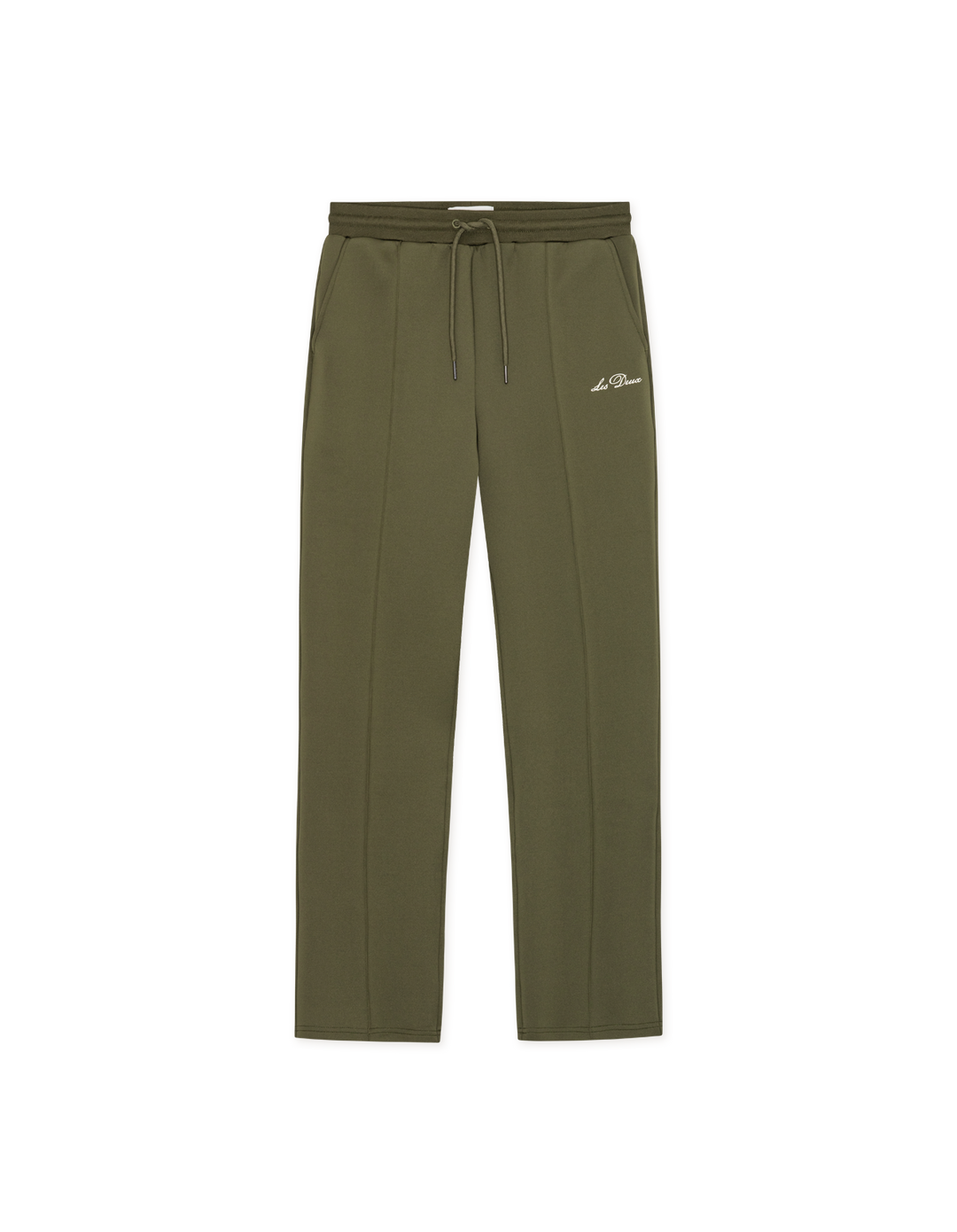 Les Deux Signature Casual Track Pants in Olive Night | Buster McGee