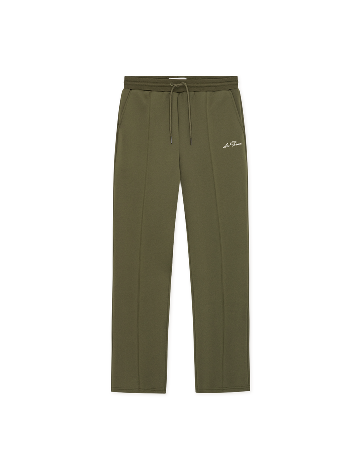 Les Deux Signature Casual Track Pants in Olive Night | Buster McGee