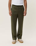 Les Deux Signature Casual Track Pants in Olive Night | Buster McGee