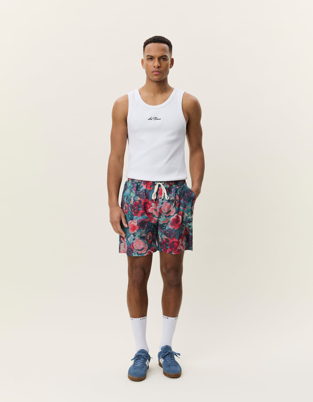 Les Deux Bouquet AOP Swim Shorts in Multicolour | Buster McGee