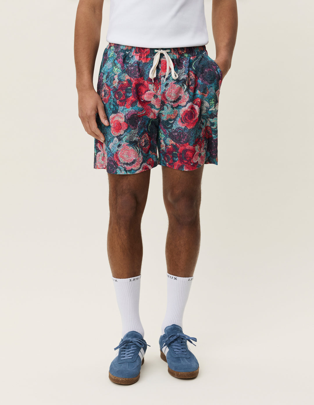 Les Deux Bouquet AOP Swim Shorts in Multicolour | Buster McGee