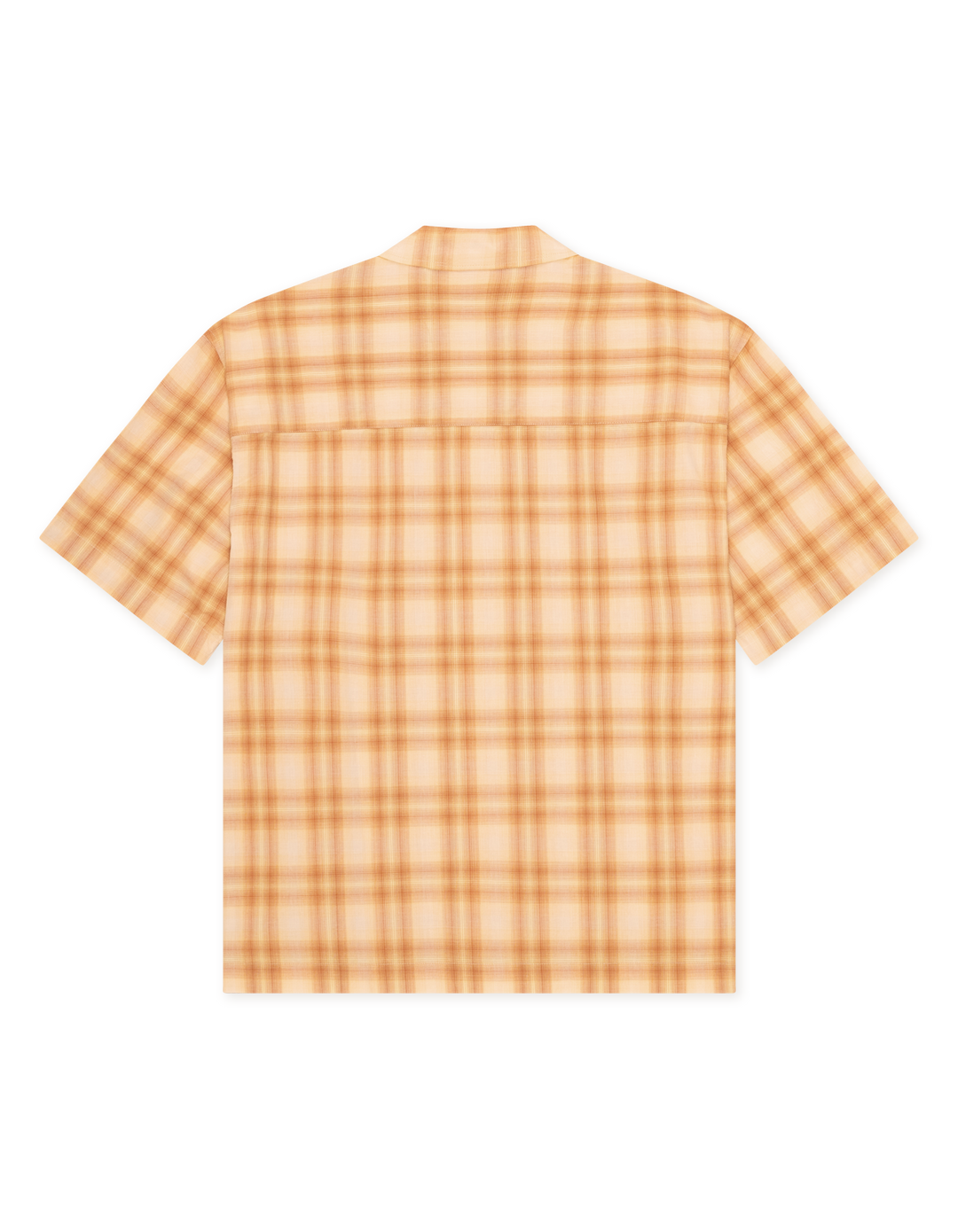 Les Deux Shadowcheck SS Shirt in Apricot Cream Orange | Buster McGee