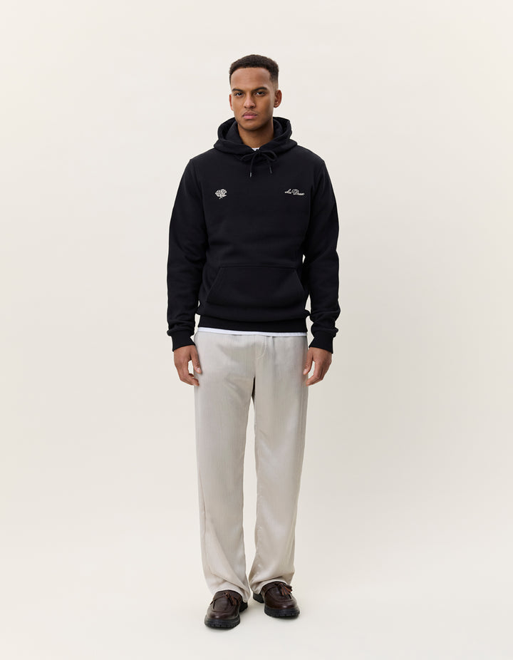 Les Deux Hoodie in Black | Buster McGee Daylesford