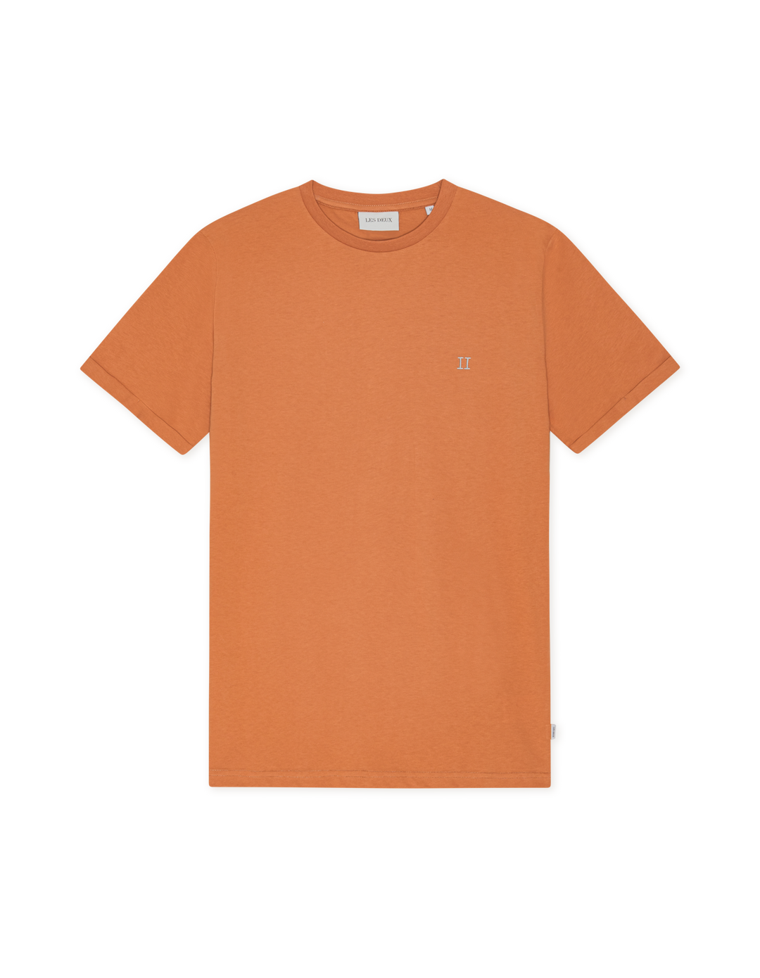 Les Deux Core Contrast T-Shirt in Raw Sienna Orange | Buster McGee Daylesford
