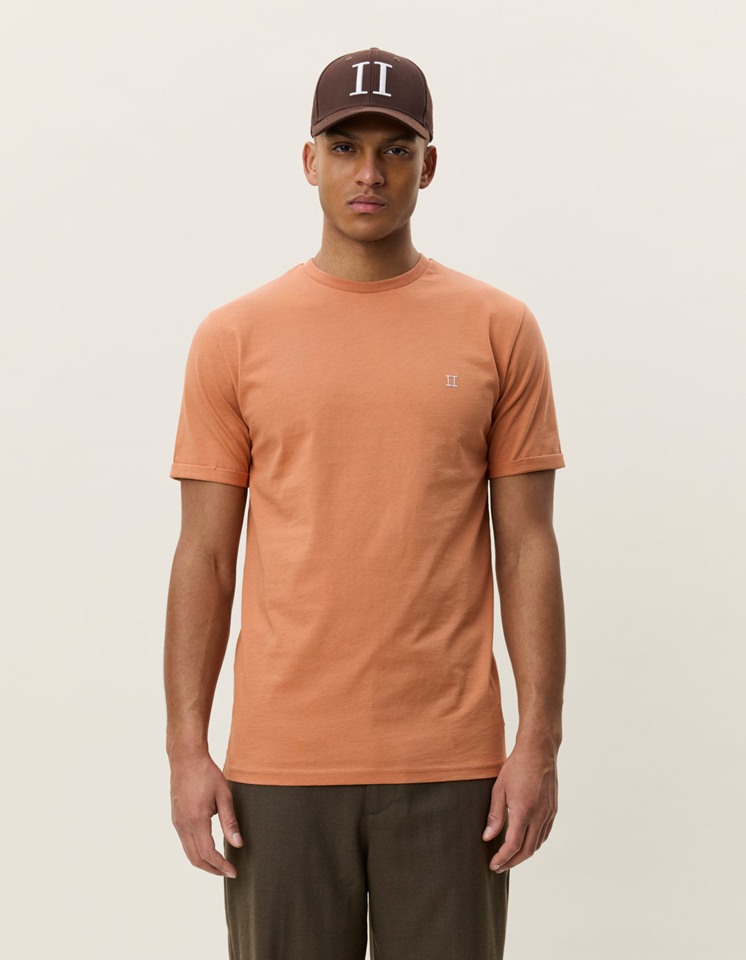 Les Deux Core Contrast T-Shirt in Sienna Orange | Buster McGee Daylesford