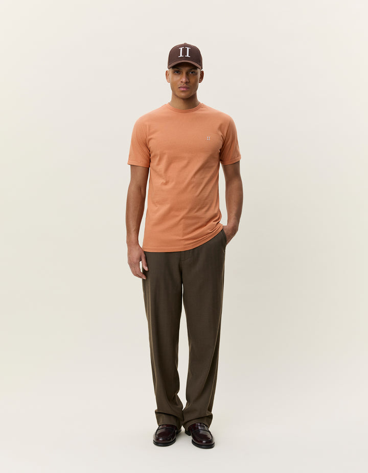 Les Deux Core Contrast T-Shirt in Sienna Orange | Buster McGee Daylesford
