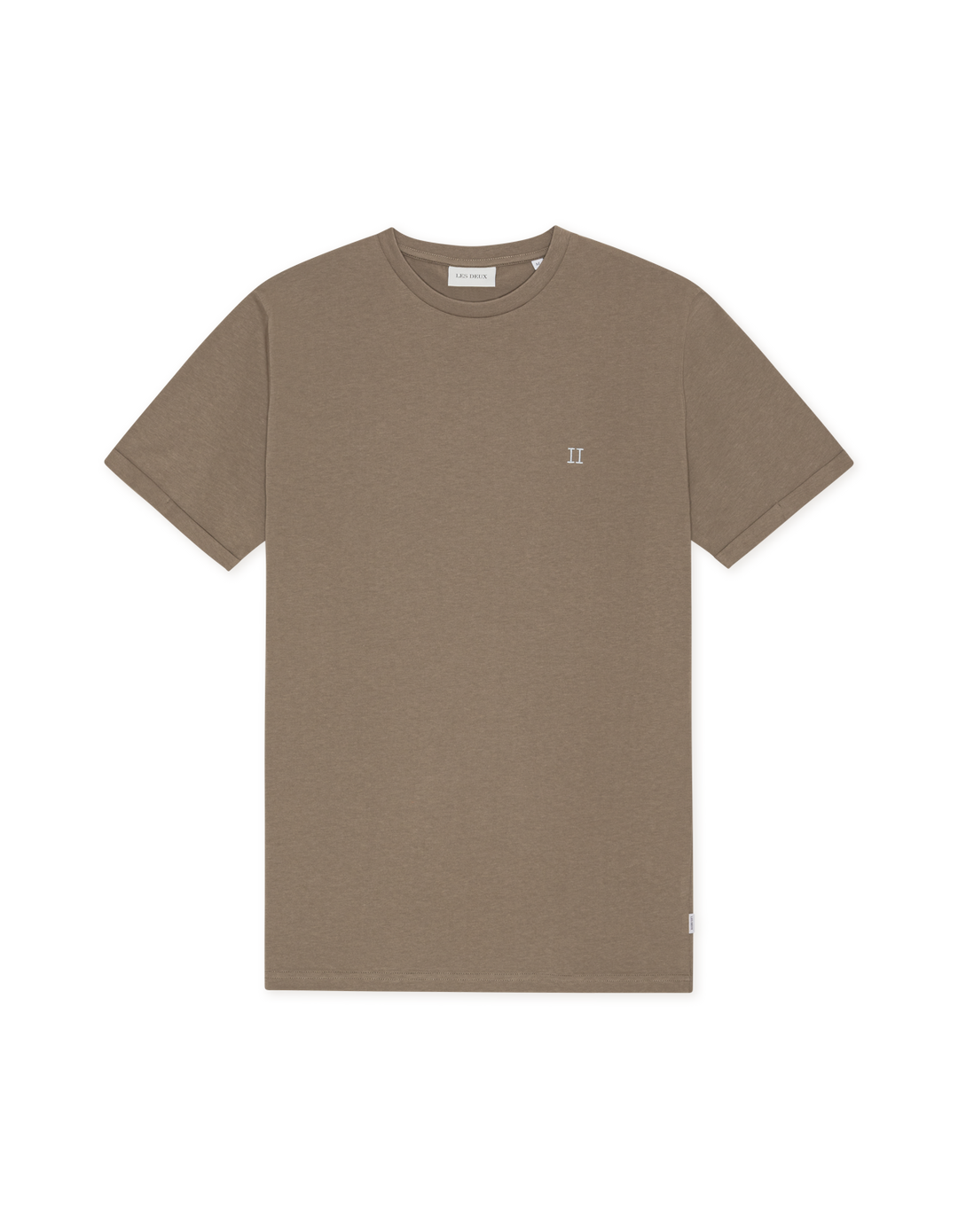 Les Deux Core Contrast T-Shirt in Bungee Cord Brown | Buster McGee Daylesford