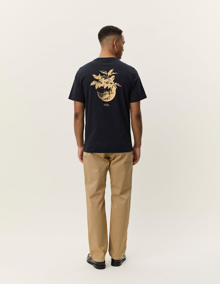 Les Deux Plant T-Shirt in Tap Shoe Black | Buster McGee Daylesford