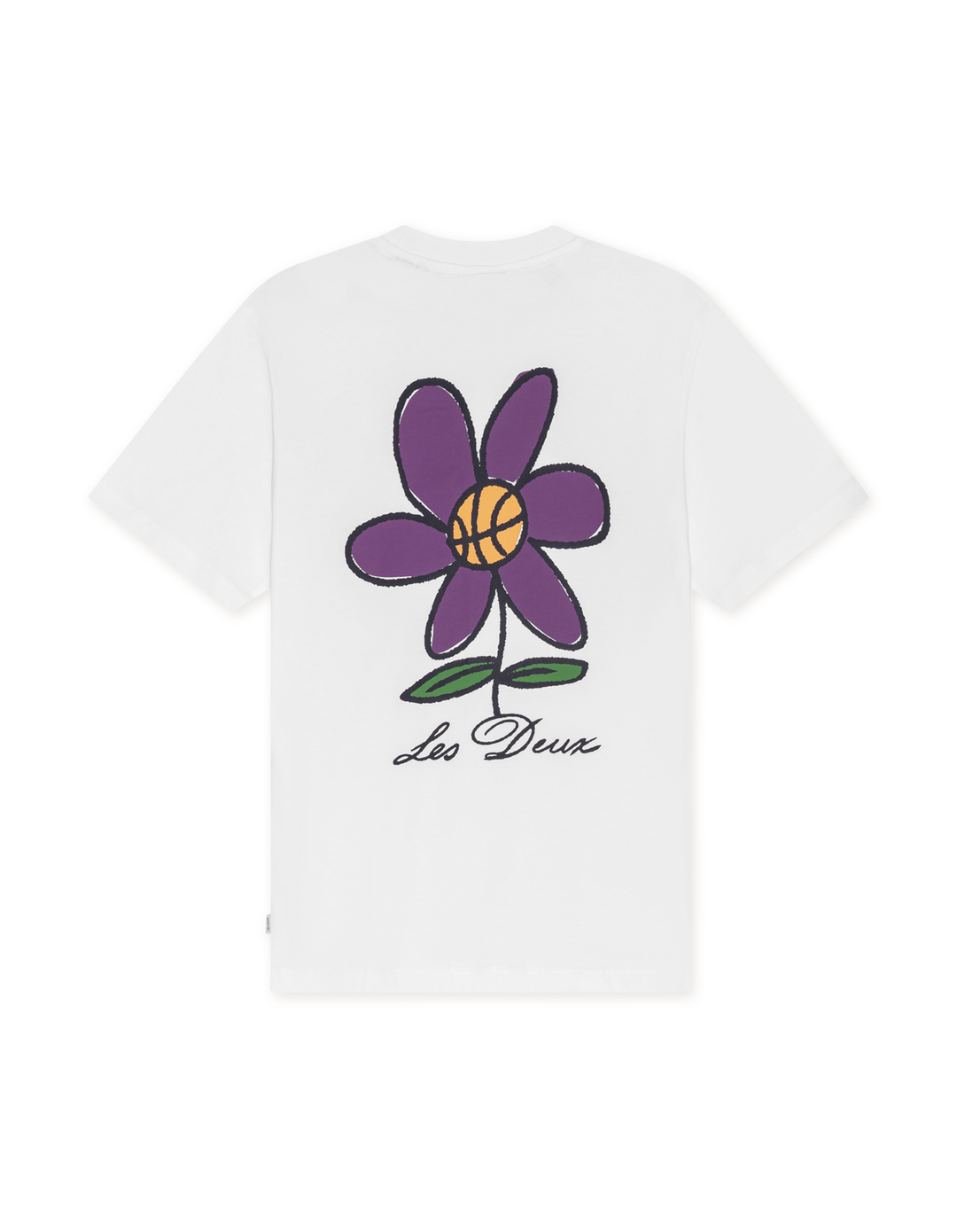 Les Deux Flower T-Shirt in White | Buster McGee Daylesford