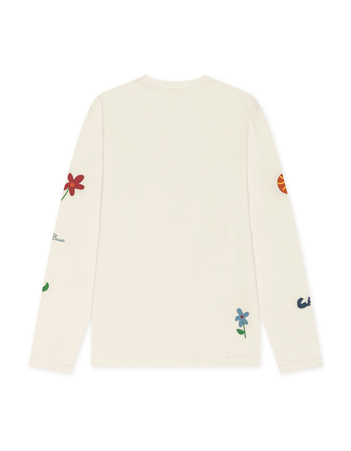 Les Deux Café Longsleeve T-Shirt in Light Ivory | Buster McGee
