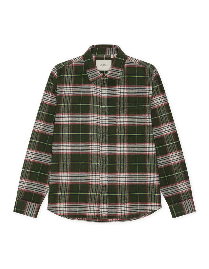 Les Deux Check Overshirt in Rosin Green | Buster McGee