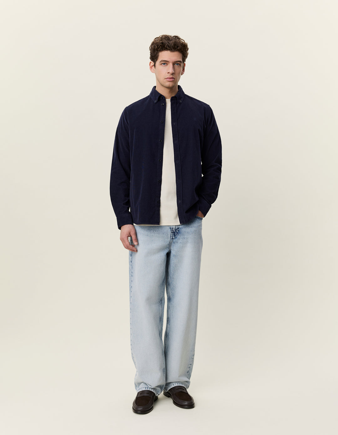 Les Deux Pinwale Corduroy Shirt