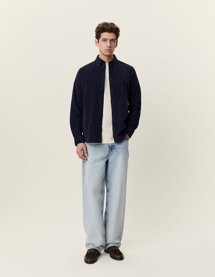 Les Deux Pinwale Corduroy Shirt