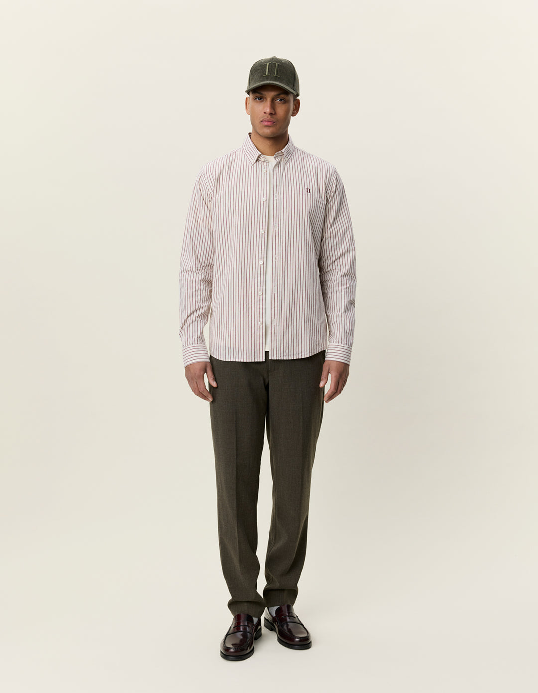 Les Deux Light Oxford Striped Shirt
