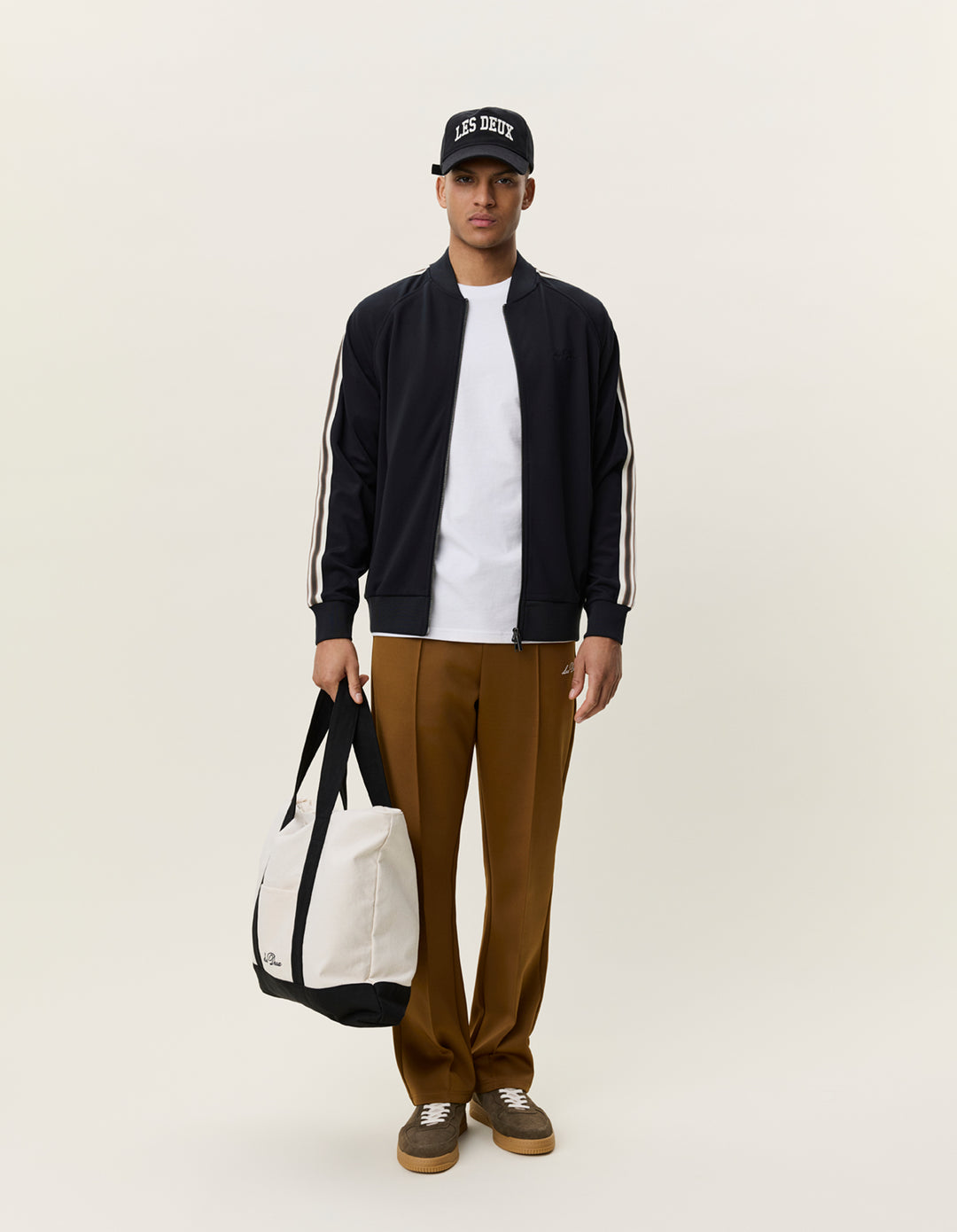 Les Deux Signature Rib Tape Track Jacket
