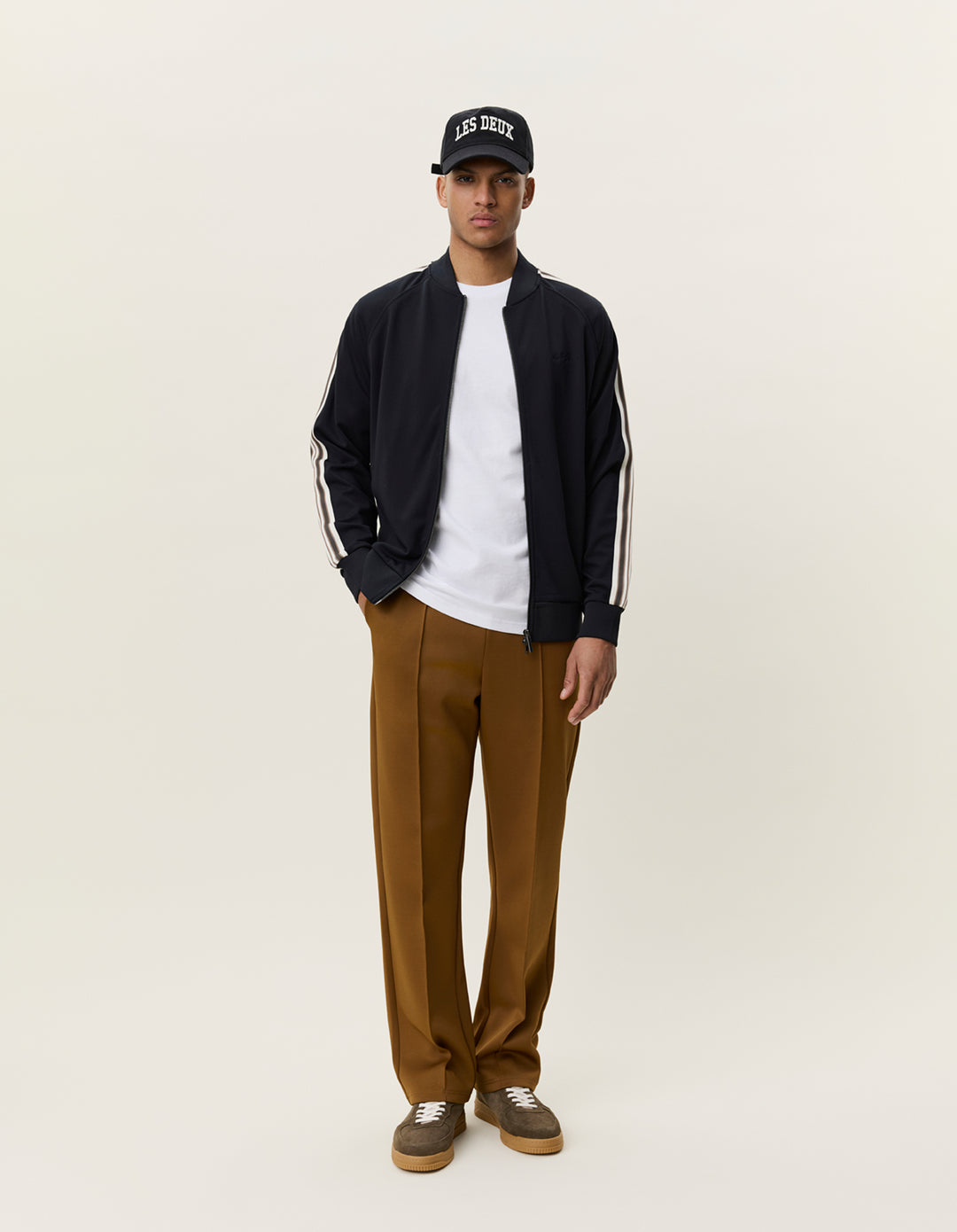 Les Deux Signature Rib Tape Track Jacket