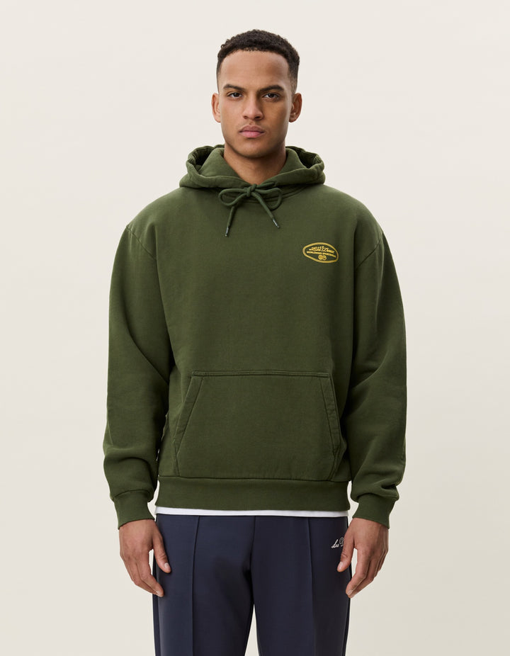 Les Deux Worldwide Hoodie in Rifle Green | Buster McGee