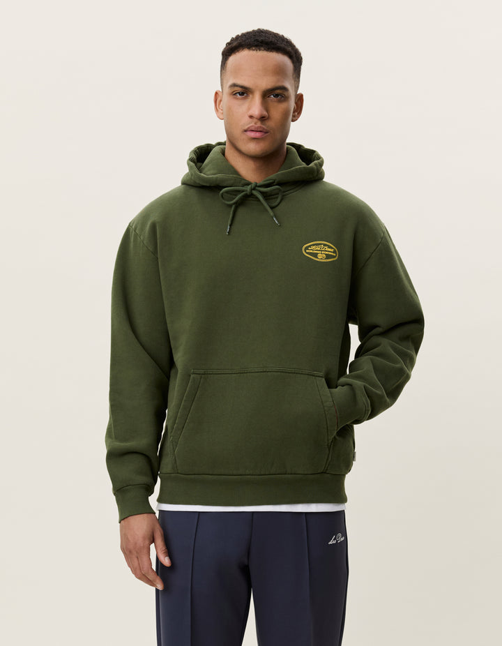 Les Deux Worldwide Hoodie in Rifle Green | Buster McGee