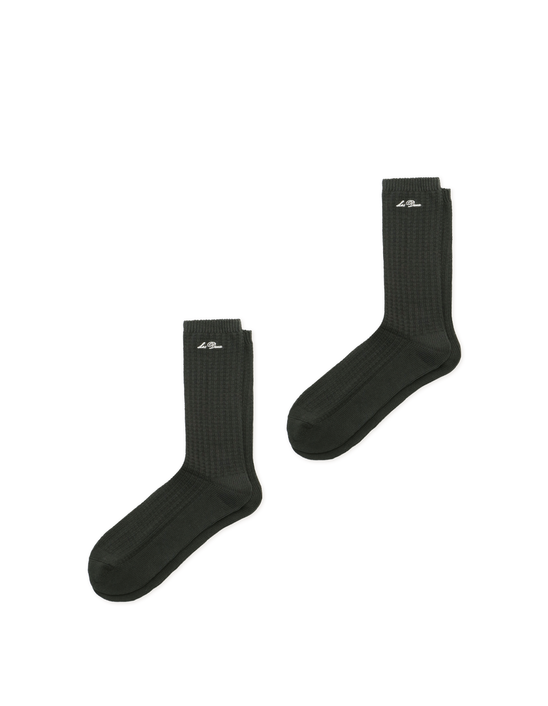 Les Deux Waffle Sock 2-Pack in Rosin Green | Buster McGee