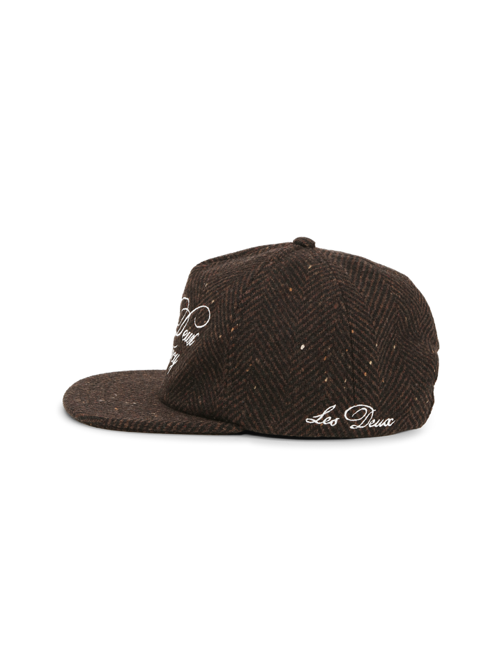 Les Deux Legacy Herringbone Letterman Cap