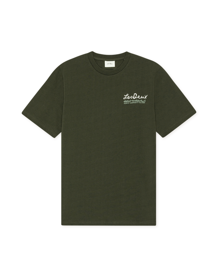 Les Deux Rural T-Shirt in Rosin Green | Buster McGee