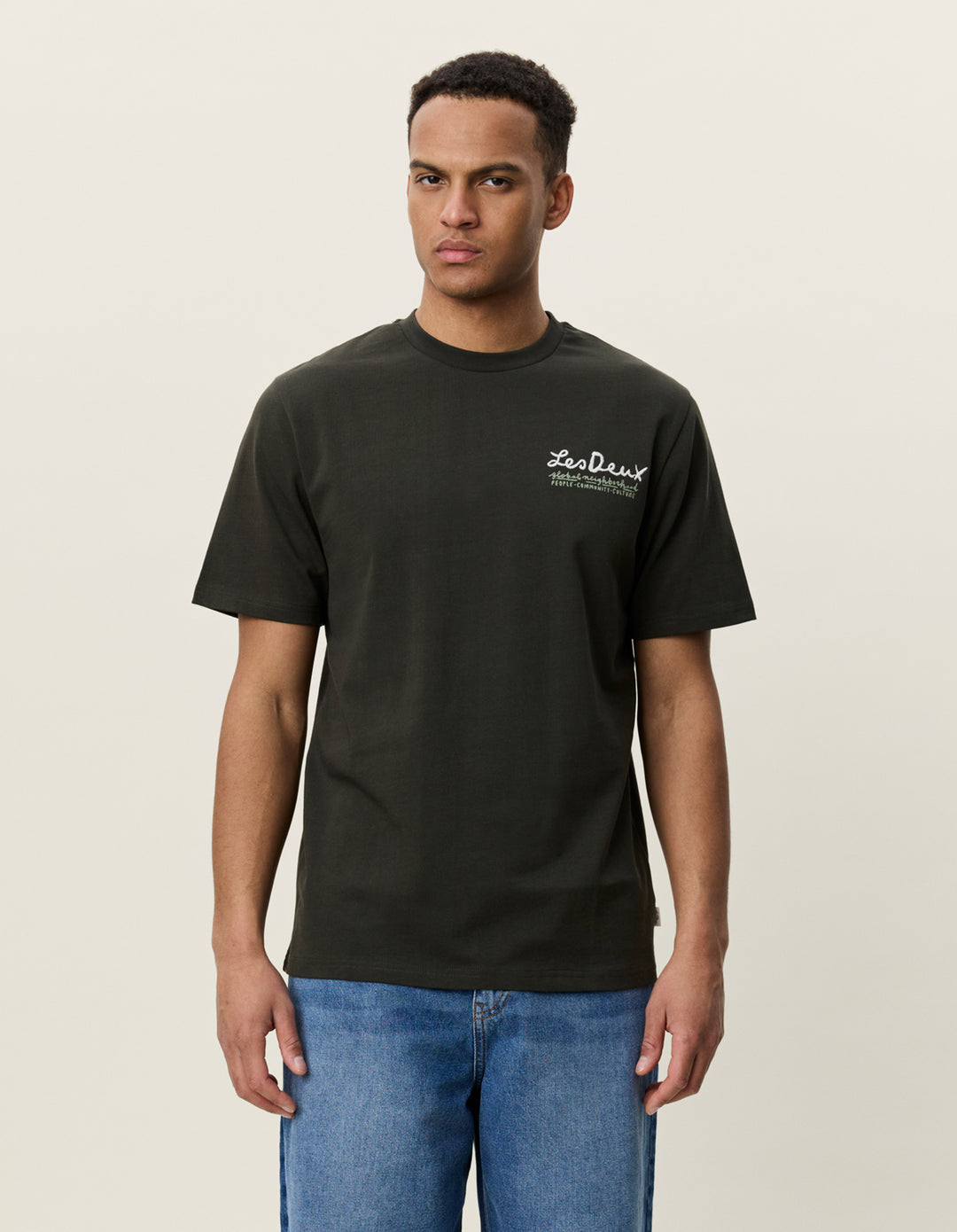 Les Deux Rural T-Shirt in Rosin Green | Buster McGee
