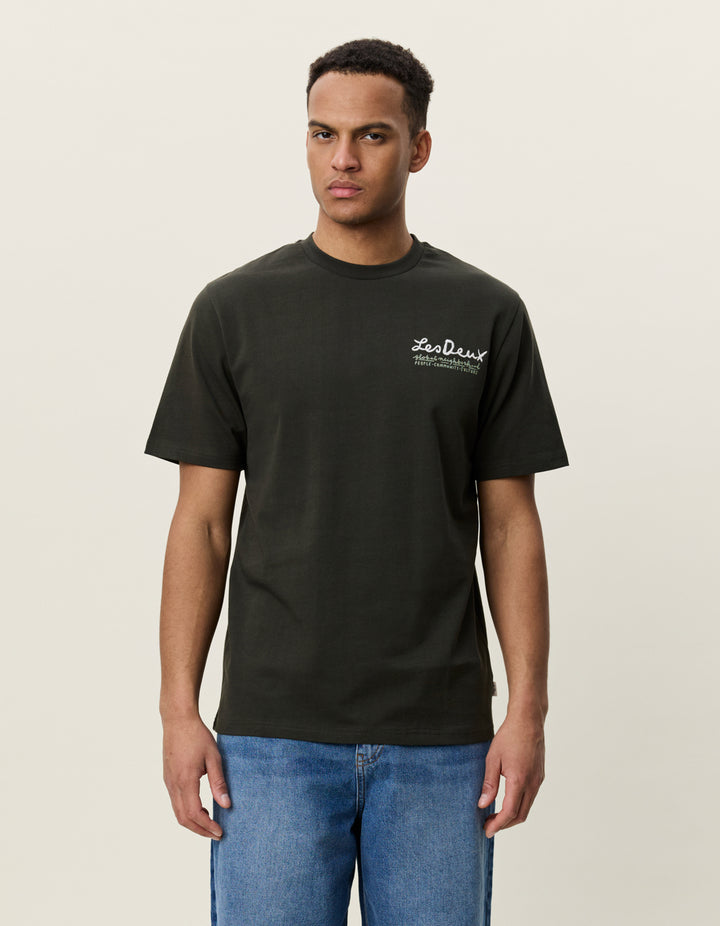 Les Deux Rural T-Shirt in Rosin Green | Buster McGee