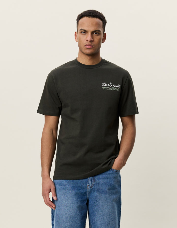Les Deux Rural T-Shirt in Rosin Green | Buster McGee